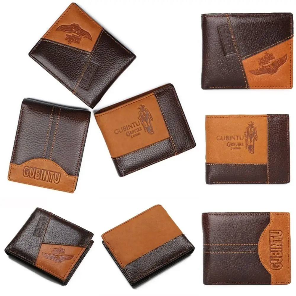 Genuine Leather 3 Fold Wallets High Quality Retro Contracted Anti-theft Cash Bag Soft Leisure Pocket Purse Outdoor
Genuine Leather 3 Fold Wallets High Quality Retro Contracted Anti-theft Cash Bag Soft Leisure Pocket Purse Outdoor