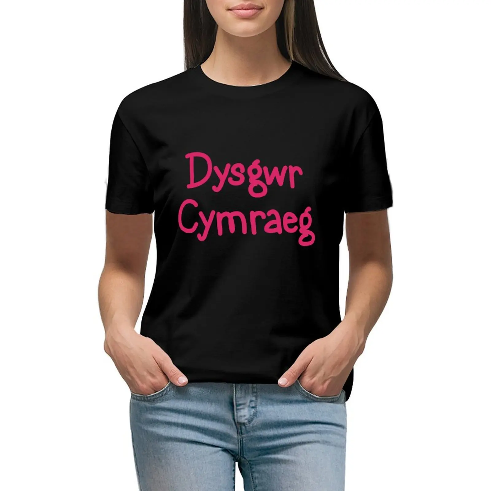 

Welsh Learner Dysgwr Cymraeg T-shirt vintage clothes aesthetic clothes tshirts woman