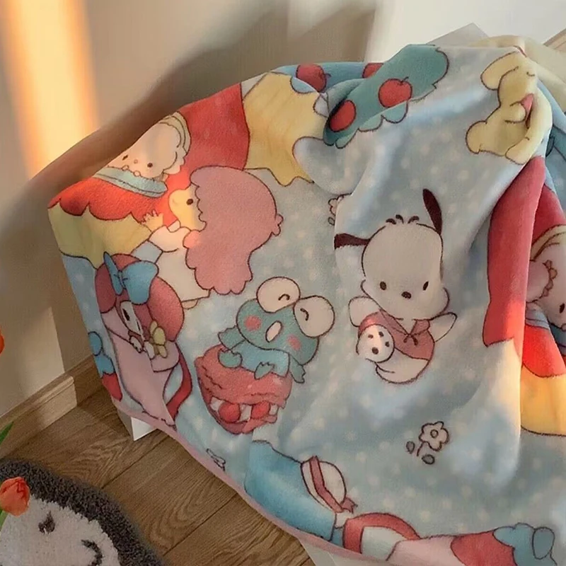 Sanrio Kawaii Anime Blanket Girl Kuromi Cinnamoroll Pompompurin Nap Blanket Spring Cartoon Office Bed Sheet Student Gift for Kid
Sanrio Kawaii Anime Blanket Girl Kuromi Cinnamoroll Pompompurin Nap Blanket Spring Cartoon Office Bed Sheet Student Gift for Kid