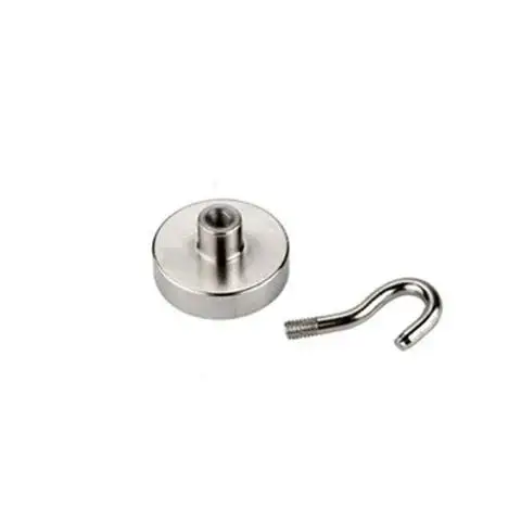 Strong Neodymium Magnets Hook, Heavy Duty Magnetic Hook for Home, Kitchen, Workplace, etc, Pack of 4, D16mm Hold up to 80 Pounds
Strong Neodymium Magnets Hook, Heavy Duty Magnetic Hook for Home, Kitchen, Workplace, etc, Pack of 4, D16mm Hold up to 80 Pounds