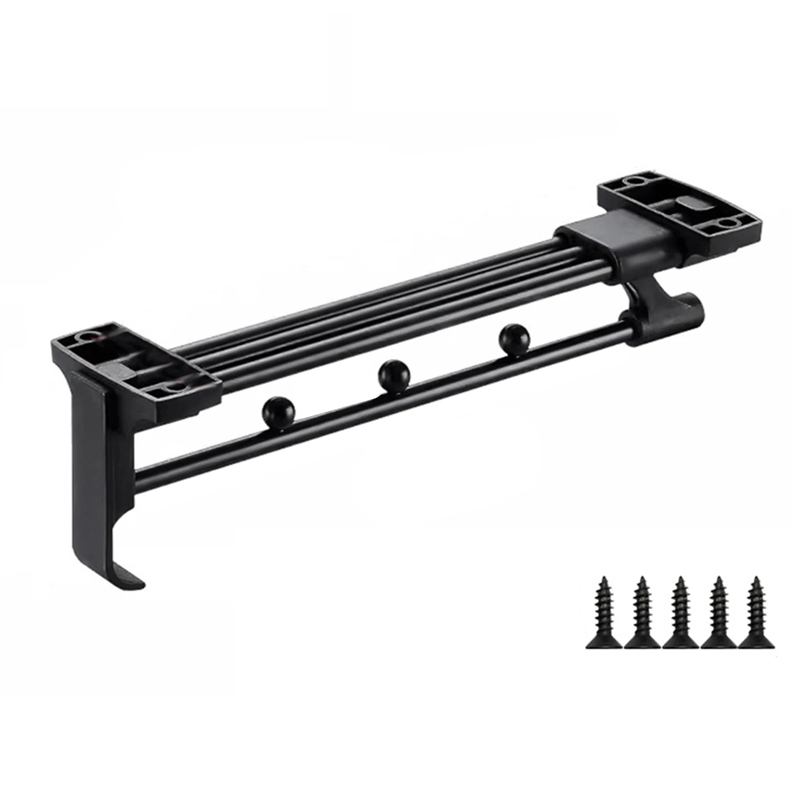 Brand New Wardrobe Rod Closet Shirts Space Saving Aluminum Alloy Black Dresses Hanger Hanging Scarves Organizer
Brand New Wardrobe Rod Closet Shirts Space Saving Aluminum Alloy Black Dresses Hanger Hanging Scarves Organizer