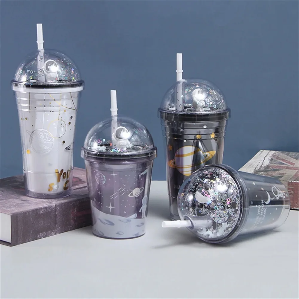 Бутылка для воды с соломинкой, мультяшный космический человек, Звездная Вселенная, двухслойная Водонепроницаемая летняя бутылка для воды с соломинкой 
Бутылка для воды с соломинкой, мультяшный космический человек, Звездная Вселенная, двухслойная Водонепроницаемая летняя бутылка для воды с соломинкой