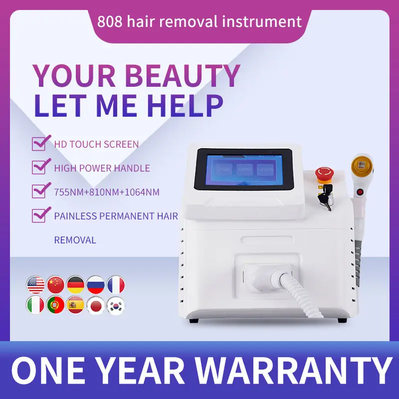 Wholesale Price 2000W 808nm Portable Diode Laser Hair Removal Machine 3 Wavelengths 755 808 1064nm Permanent Painless
Wholesale Price 2000W 808nm Portable Diode Laser Hair Removal Machine 3 Wavelengths 755 808 1064nm Permanent Painless