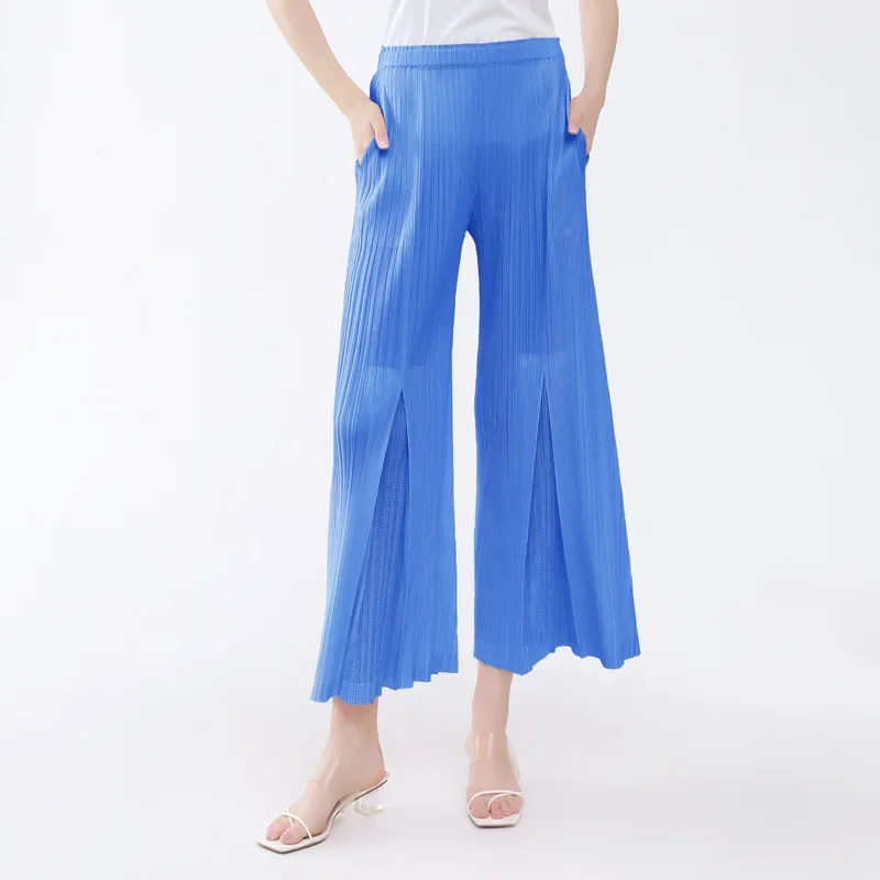 ALSEY Miyake Pleated Thin Section Open Casual Pants for Women Spring Summer New Stretch Slim Solid Color Splicing Wide-leg Pants
ALSEY Miyake Pleated Thin Section Open Casual Pants for Women Spring Summer New Stretch Slim Solid Color Splicing Wide-leg Pants