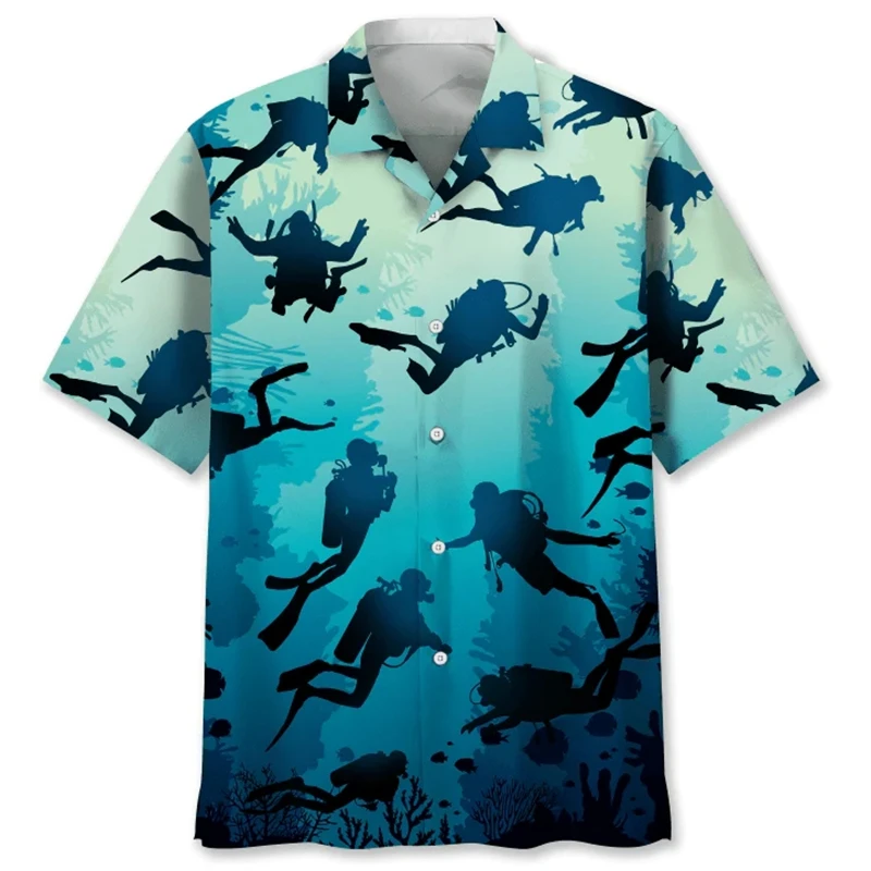 Diver Shark Whale 3D Print Shirt Hawaii Beach Shirts Men's Summer Short Sleeve Tops 2024 Oversized Streetwear Male Clothing 4XL
Diver Shark Whale 3D Print Shirt Hawaii Beach Shirts Men's Summer Short Sleeve Tops 2024 Oversized Streetwear Male Clothing 4XL