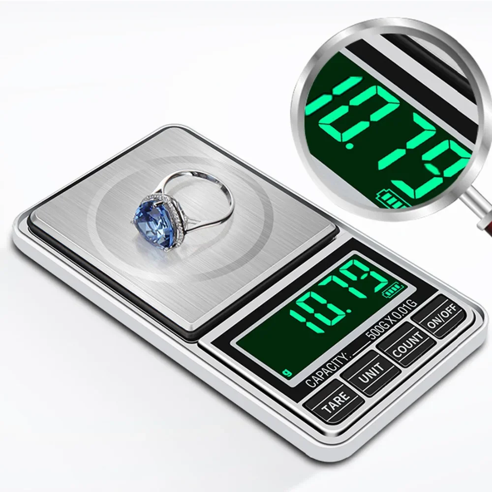 

100g/200g/300g/500g 0.01g Mini Digital Scales Pocket Jewelry Scales Precision Electronic Balance Weight Balanca Digital Scale