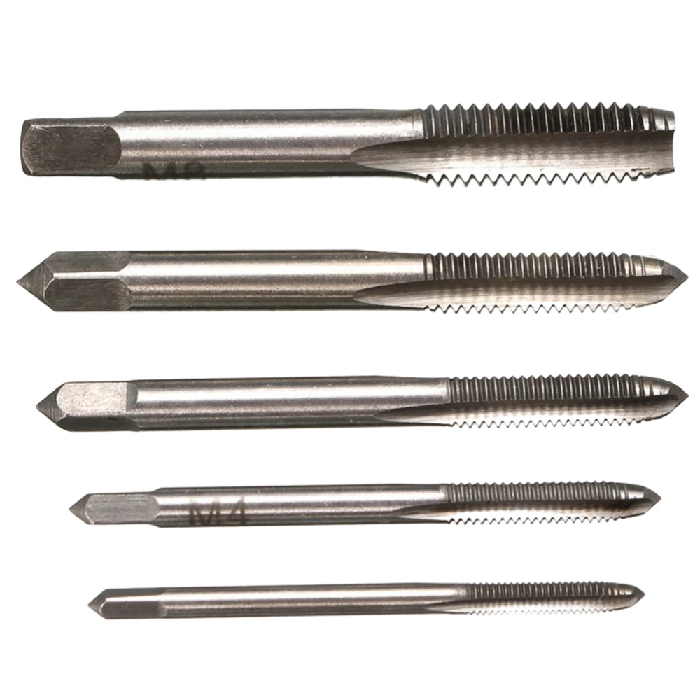 5PCS M3 M4 M5 M6 M8 Hss Machine Screw Thread Metric Plug Tap Screw Taps 3mm 4mm 5mm 6mm 8mm 5PCS/Set Kit Screw Thread Tap Drill
5PCS M3 M4 M5 M6 M8 Hss Machine Screw Thread Metric Plug Tap Screw Taps 3mm 4mm 5mm 6mm 8mm 5PCS/Set Kit Screw Thread Tap Drill