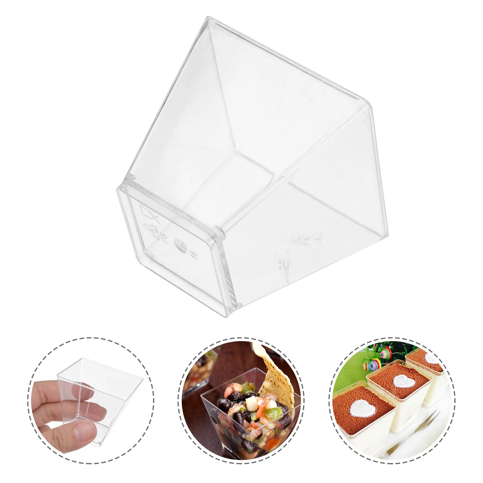 50/100pcs Disposable Plastic Portion Cups Transparent Trapezoidal Food Container For Jelly Yogurt Mousses Dessert
50/100pcs Disposable Plastic Portion Cups Transparent Trapezoidal Food Container For Jelly Yogurt Mousses Dessert