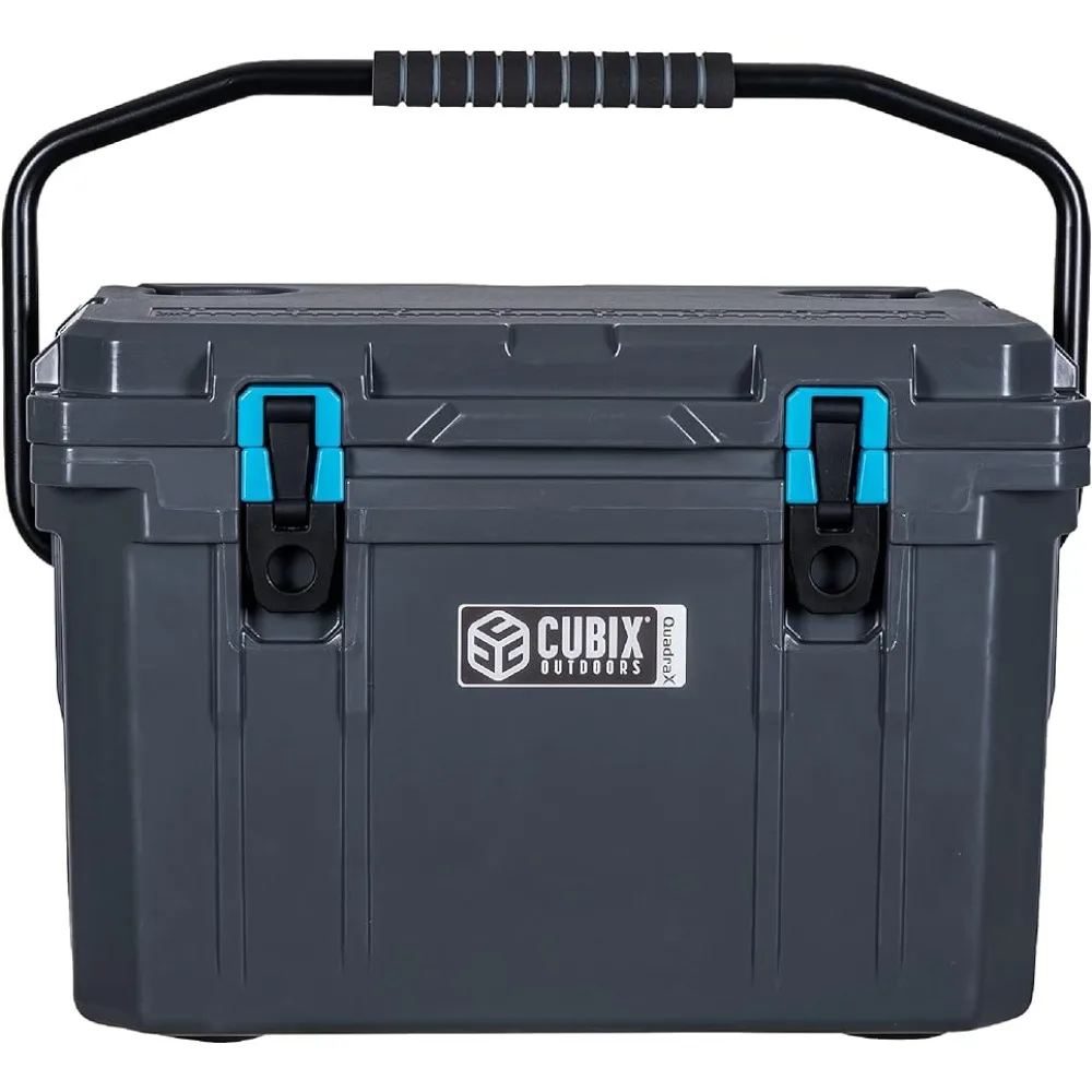 

20 Quart Rotomolded Portable Hard Cooler for Fishing, Beach | Heavy Duty Insulated Ice Chest | Cold Retention Freight Free