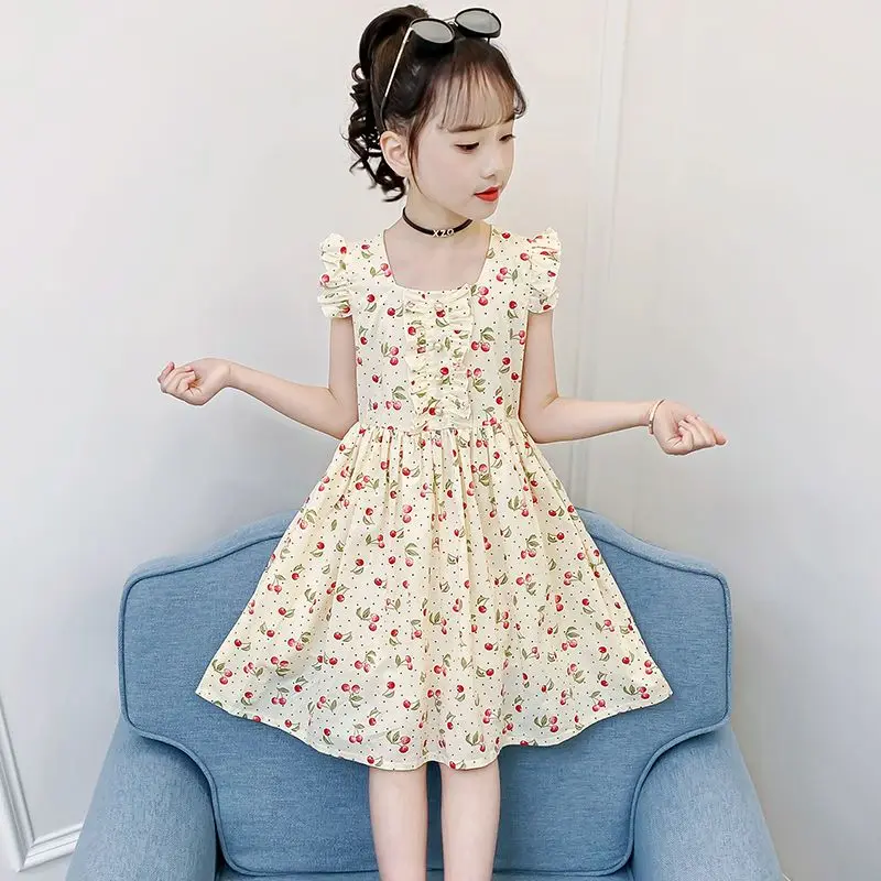 Children's Clothing Girls Summer Dress Fashion Chiffon Party Princess Dresses Super Fairy Casual Kids 11 12 Years Teenag Clothes
Children's Clothing Girls Summer Dress Fashion Chiffon Party Princess Dresses Super Fairy Casual Kids 11 12 Years Teenag Clothes