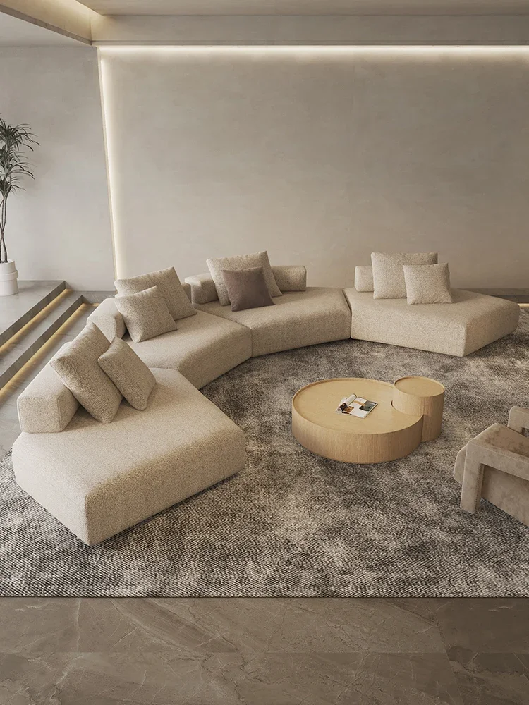Private customItalian light luxury, quiet wind, special-shaped flat bed sofa, living room, modern simple design, arc fabric sofa
Private customItalian light luxury, quiet wind, special-shaped flat bed sofa, living room, modern simple design, arc fabric sofa