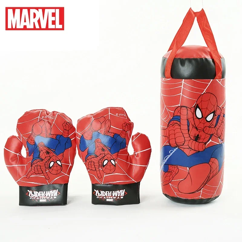 

Боксерские перчатки Marvel Человек-паук, костюм с мешком с песком, периферийные аниме перчатки, Человек-паук, уличные спортивные игрушки для искусственных подарков