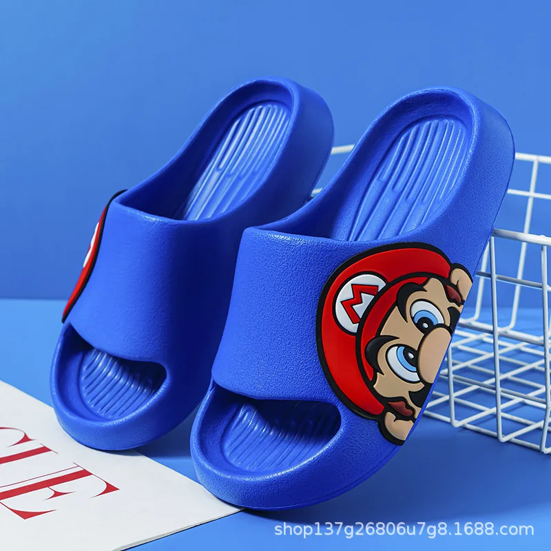 Super Mario Bros Children Slippers Anime Summer Non-Slip Home Bathroom Beach Kids Soft Slippers Cartoon Breathable Sandals Gift
Super Mario Bros Children Slippers Anime Summer Non-Slip Home Bathroom Beach Kids Soft Slippers Cartoon Breathable Sandals Gift