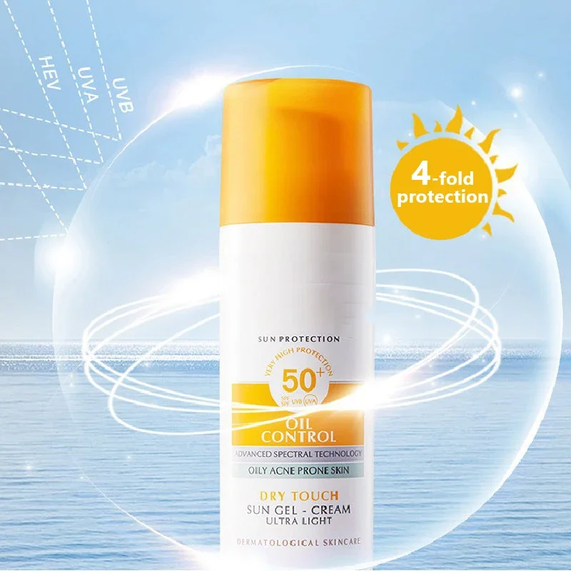 Facial Sunscreen Spf 50+ Refreshing Oil Control Sunscreen Effectively Isolates Ultraviolet Rays Sun Gel Face Body Sunscreen 50ml
Facial Sunscreen Spf 50+ Refreshing Oil Control Sunscreen Effectively Isolates Ultraviolet Rays Sun Gel Face Body Sunscreen 50ml