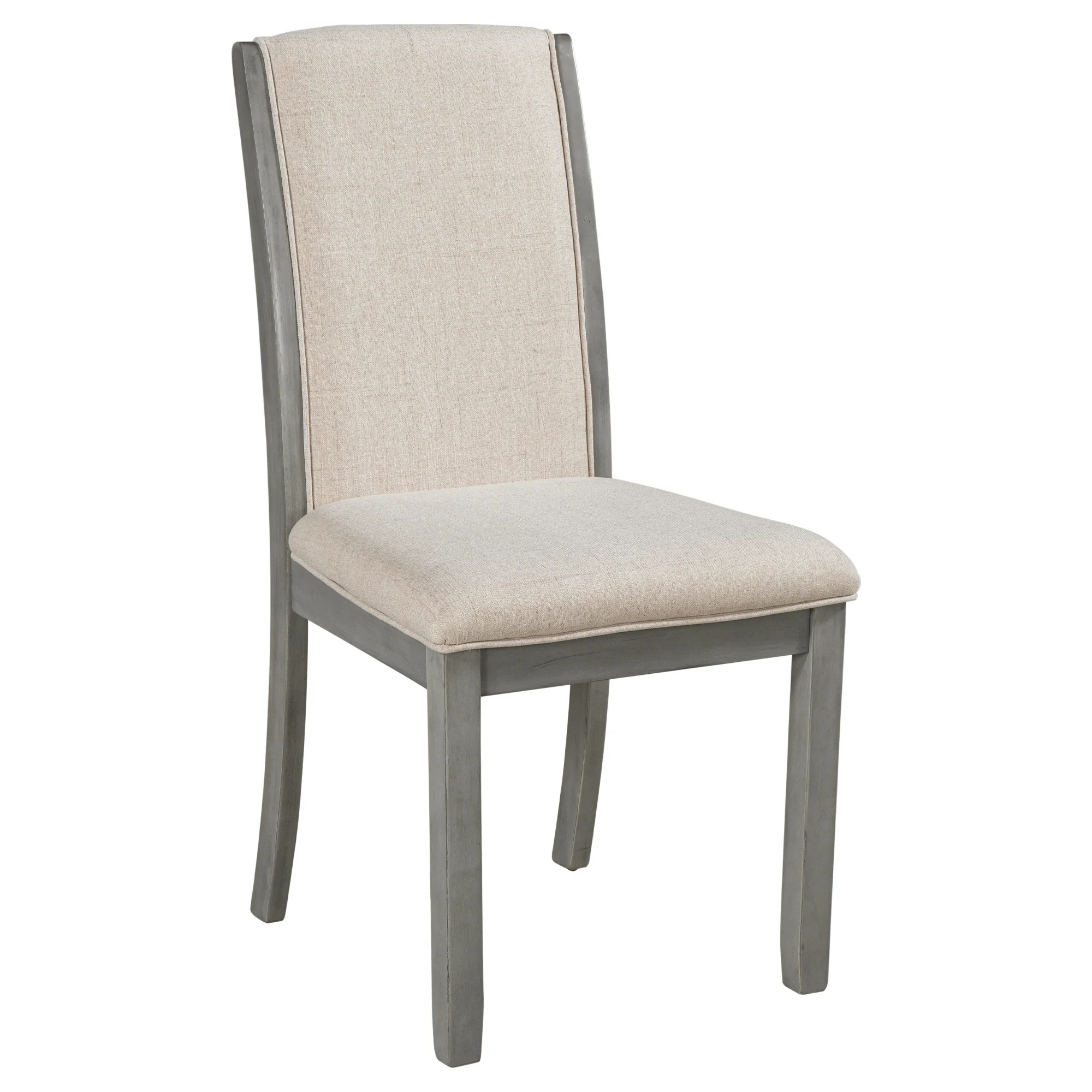 Farmhouse 4-Piece Wood Full Back Dining Chairs Set with Upholstered Cushions for Small Places, Gray+Cushion Beige
Farmhouse 4-Piece Wood Full Back Dining Chairs Set with Upholstered Cushions for Small Places, Gray+Cushion Beige