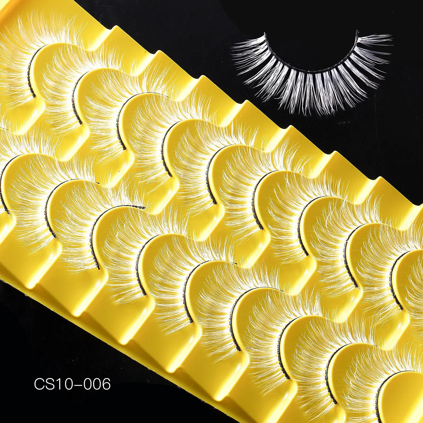 10 Pairs White Color False Eyelashes Festival Party Cosplay Eyelashes Extension Makeup Tools
10 Pairs White Color False Eyelashes Festival Party Cosplay Eyelashes Extension Makeup Tools