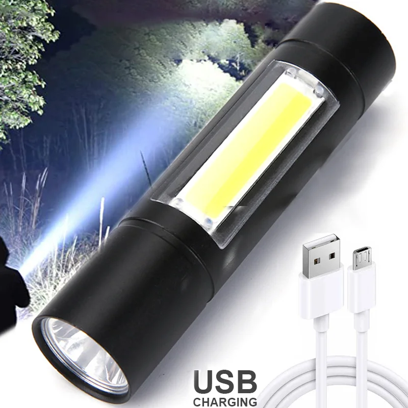 Ultra Bright USB Rechargeable 3 Modes Lighting Flashlight Portable Torch Outdoor Waterproof Tactical Hiking Camping Light
Ultra Bright USB Rechargeable 3 Modes Lighting Flashlight Portable Torch Outdoor Waterproof Tactical Hiking Camping Light