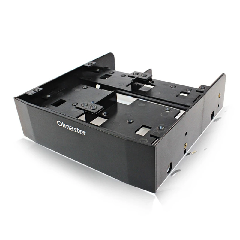 

Olmaster MR-8802 HDD Conversion Rack Bracket Standard 5.25 Inch Device to 3.5In or for 6 x2.5'' SSD Multi-Functional