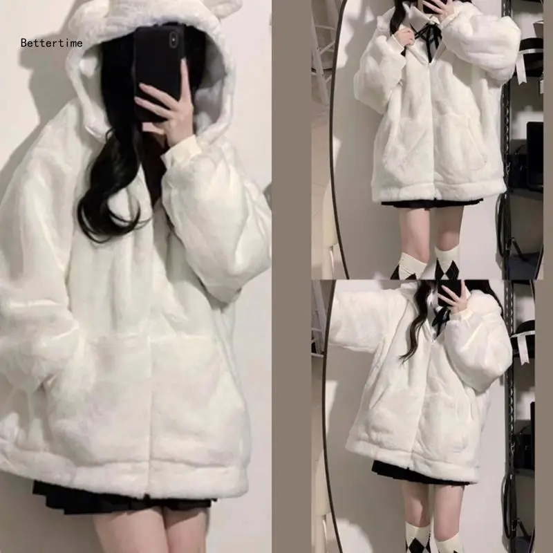 B36D Women Sherpas Zipper Fuzzy Coat with Pockets Fleece Lined Jackets Outwear Warm Winter Hooded Cardigan Coats
B36D Women Sherpas Zipper Fuzzy Coat with Pockets Fleece Lined Jackets Outwear Warm Winter Hooded Cardigan Coats