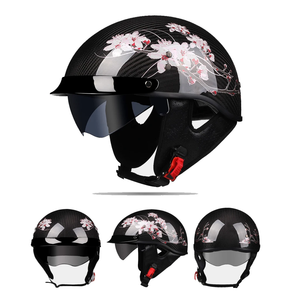 2023 Latest Carbon Fiber Half Face Motorcycle Helmet Handmade Casco De Moto Motorbike Capacete Moto Jet Retro Chopper Bobber Dot
2023 Latest Carbon Fiber Half Face Motorcycle Helmet Handmade Casco De Moto Motorbike Capacete Moto Jet Retro Chopper Bobber Dot
