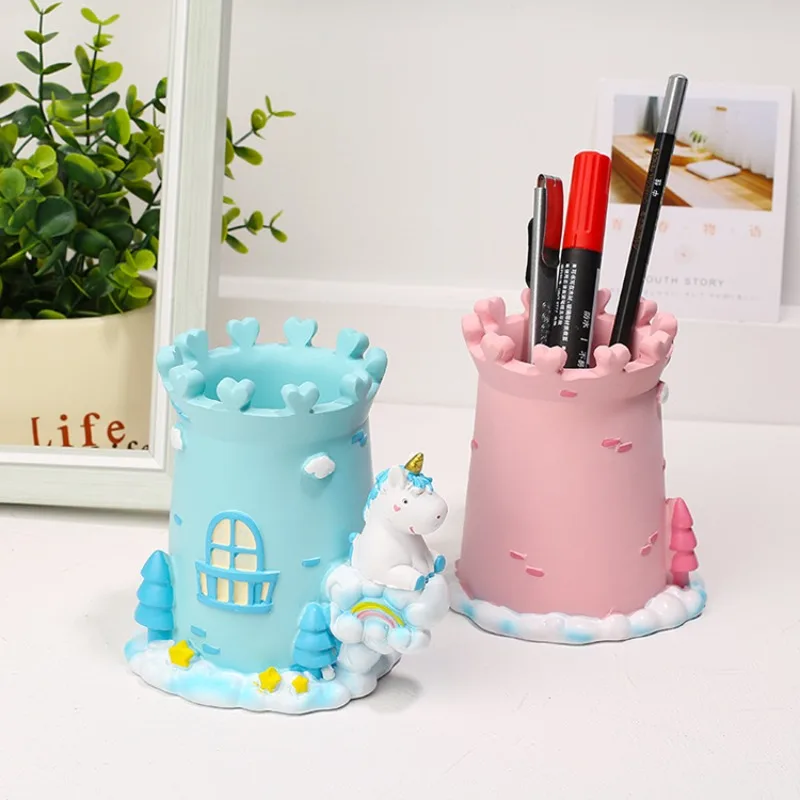 Cute Cartoon Pen Holder, Office, Student, Desktop Storage Decoration, Dream Girl Heart, Castle, Unicorn, Rainbow Pen Holder
Cute Cartoon Pen Holder, Office, Student, Desktop Storage Decoration, Dream Girl Heart, Castle, Unicorn, Rainbow Pen Holder
