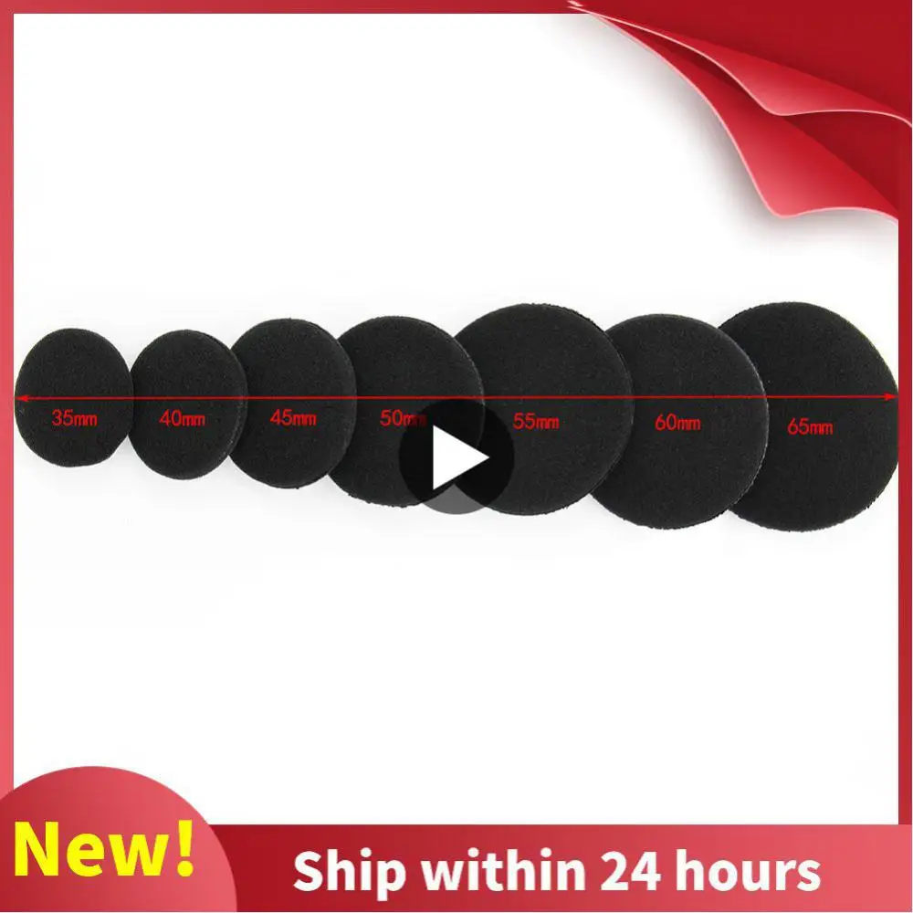 

35mm 40mm 45mm 50mm 55mm 60mm 65mm Foam Ear Pads Thicken Sponge Replacement Cushions Covers Earphones For Headphones Protection