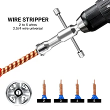 Electrician General Automatic Wire Stripper Twisted Wire Tool Quick Stripper Line Cable Peeling Twisting Connector Wire Stripper
Electrician General Automatic Wire Stripper Twisted Wire Tool Quick Stripper Line Cable Peeling Twisting Connector Wire Stripper