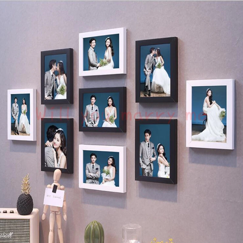 9Pcs/Set 7 Inch Picture Frames Wall Photo Frame Set Creative Wedding Photo Series Family Photo Frames for Picture Wall Decor
9Pcs/Set 7 Inch Picture Frames Wall Photo Frame Set Creative Wedding Photo Series Family Photo Frames for Picture Wall Decor