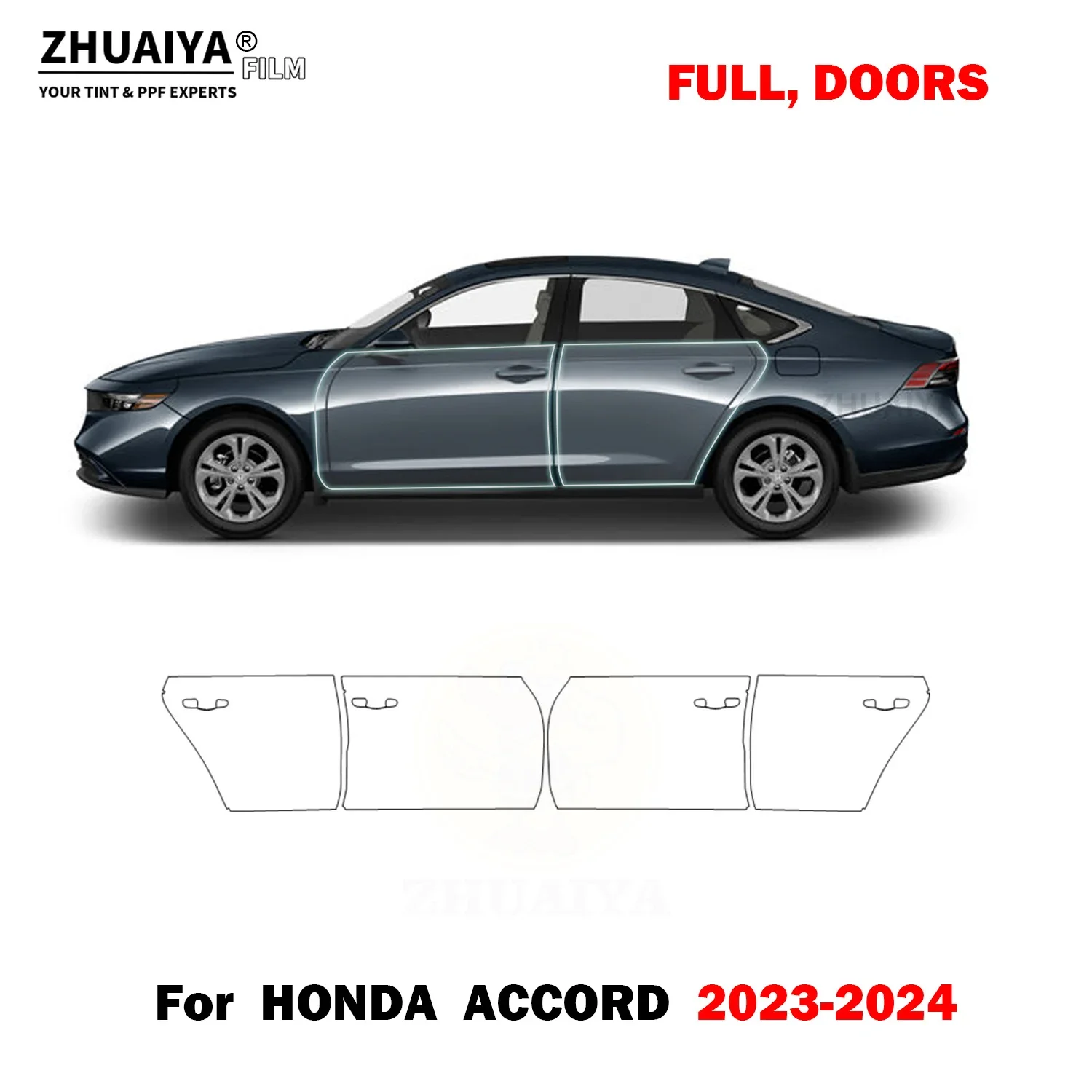 2023-2024 For HONDA ACCORD FULL, DOORS TPU PPF Paint Protection Film kit 8.5mil car body film Car stickers Accessories
2023-2024 For HONDA ACCORD FULL, DOORS TPU PPF Paint Protection Film kit 8.5mil car body film Car stickers Accessories