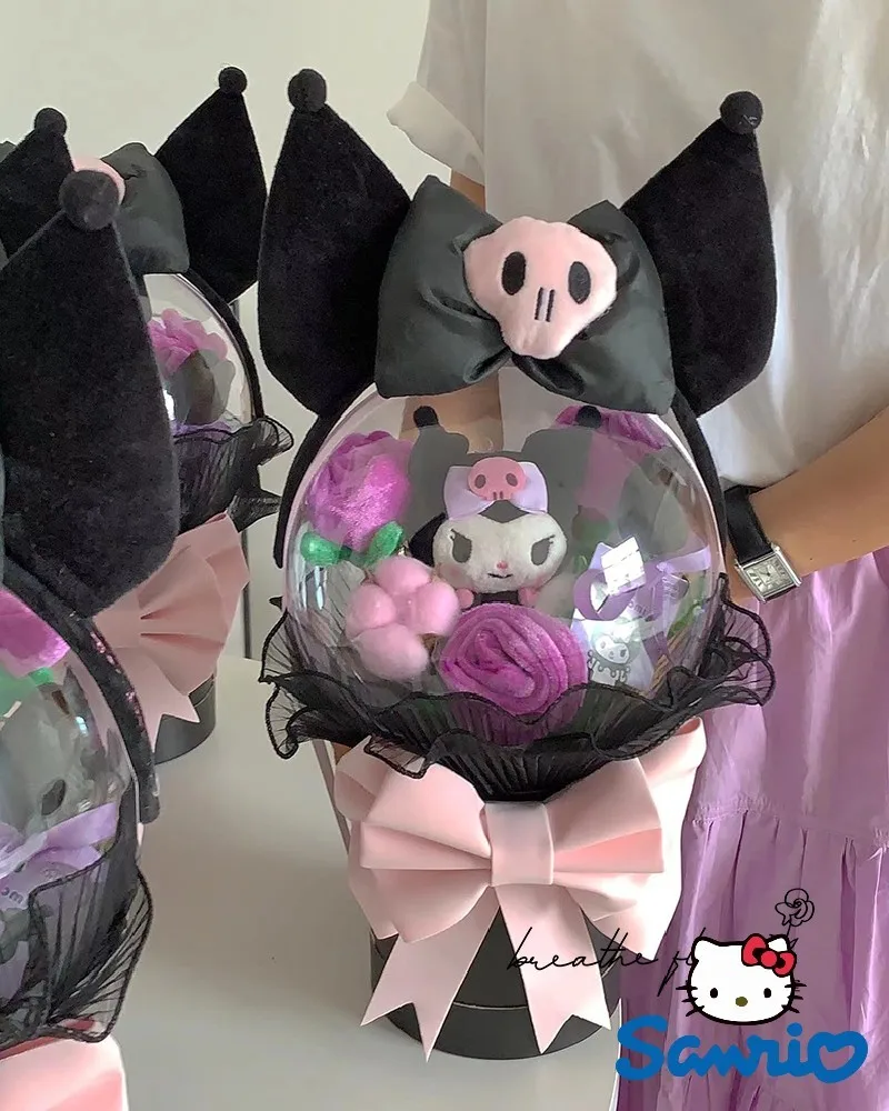 New Sanrio Cartoon Cinnamoroll My Melody Kuromi Plush Doll Flower Bouquet Kawaii Anime Room Decor Girl Valentine's Birthday Gift
New Sanrio Cartoon Cinnamoroll My Melody Kuromi Plush Doll Flower Bouquet Kawaii Anime Room Decor Girl Valentine's Birthday Gift