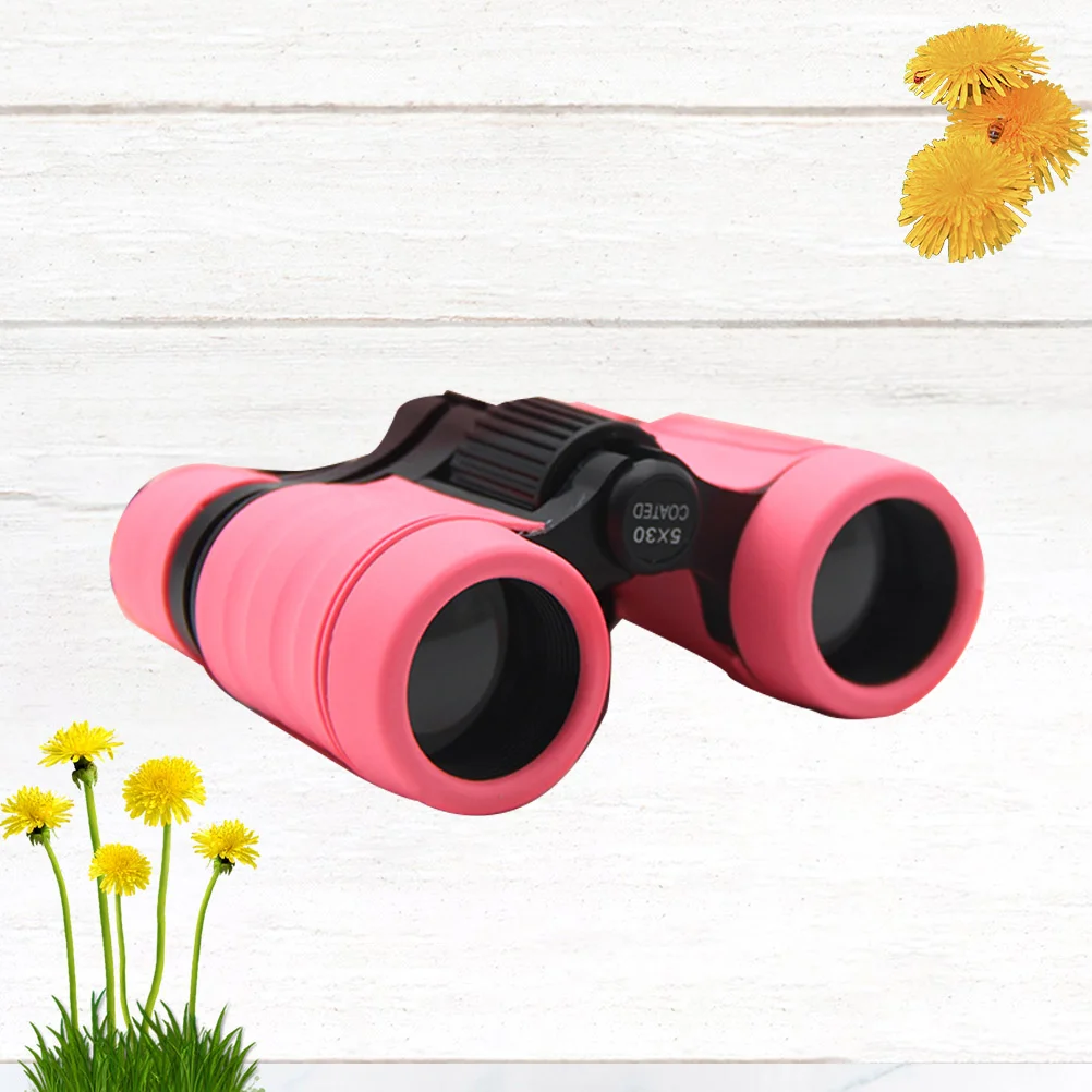 

Focal Adjustable Children Binoculars Telescope Binoculars Toy Game Props Birthday Present for Entertaining Bird Watching (Blue)