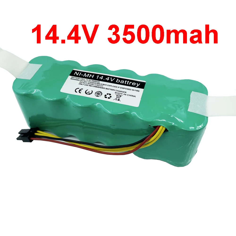 

Newest 14.4V 3500mAh NI-MH for Panda X500 Battery for Ecovacs Mirror CR120 Dibea X500 For Midea VCR06 VCR15 VCR16 For Haier T322