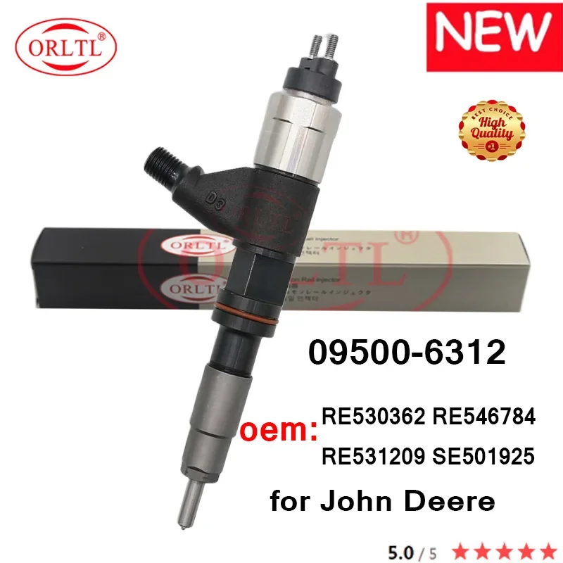 ORLTL 09500-6312 095006312 09500 6312 RE531209 RE530362 RE546784 SE501925 for John Deere Common Rail Diesel Injector
ORLTL 09500-6312 095006312 09500 6312 RE531209 RE530362 RE546784 SE501925 for John Deere Common Rail Diesel Injector