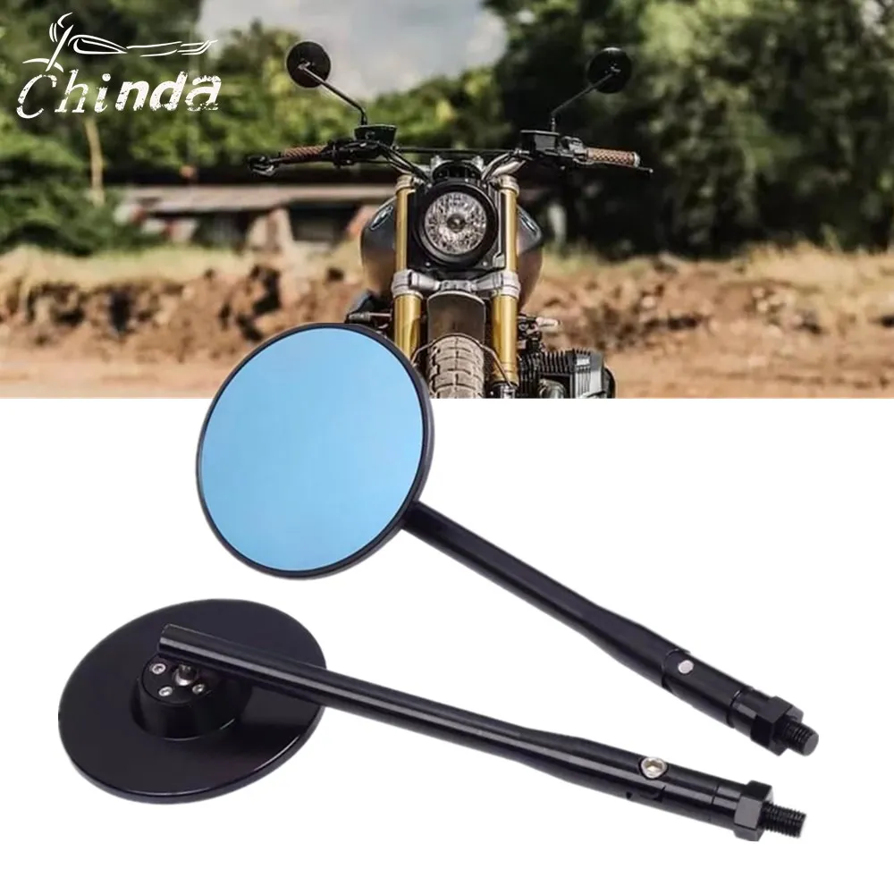 

Motorcycle Black CNC Aluminum Rearview Mirror For BMW R Nine T Scrambler S1000R R9T F900R R1250R F800R With Anti-glare Glass