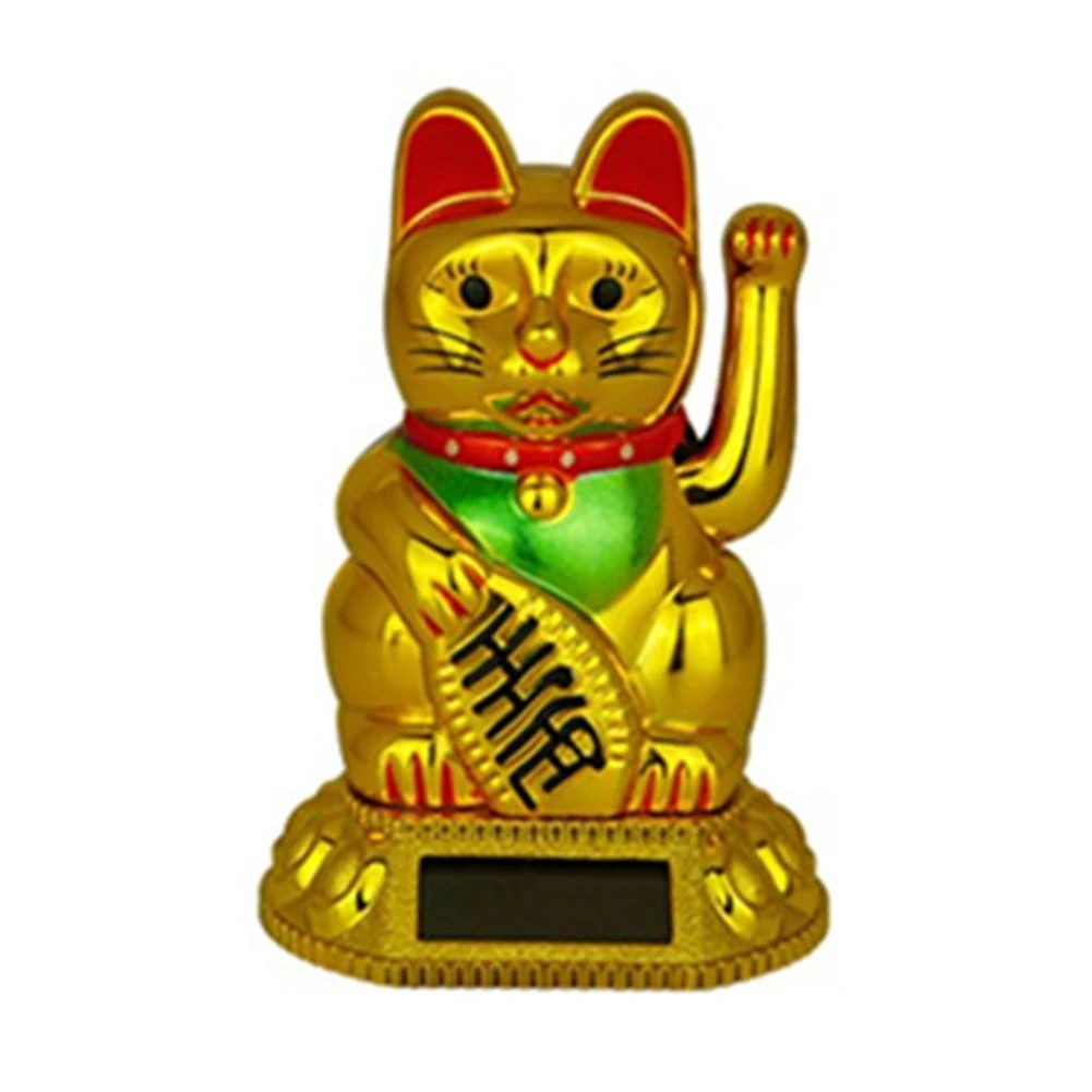 Solar Waving Lucky Cat Ornament Chinese Lucky Cat Decor Electric Waving Lucky Cat Vehicle-Mounted Home Ornament
Solar Waving Lucky Cat Ornament Chinese Lucky Cat Decor Electric Waving Lucky Cat Vehicle-Mounted Home Ornament