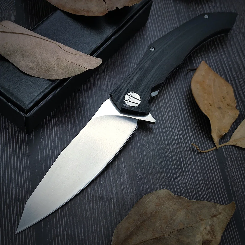 

Portble G10 Handles D2 Folding Blade Knife Hunter Tools EDC Pocket Survival Camping Jackknife Utility Folder Self Defense Knifes