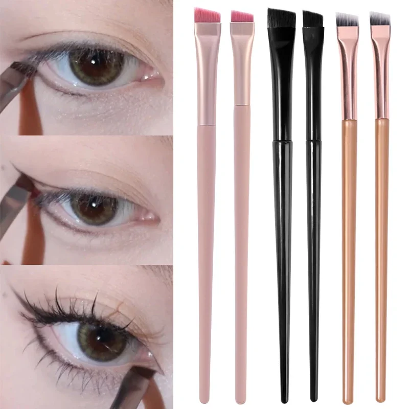 

1PCS Brow Contour Makeup Brush Eyebrow Eyeliner Brush Portable Small Angled Eyebrow Liner Brush Women Makeup Cosmetics Tools