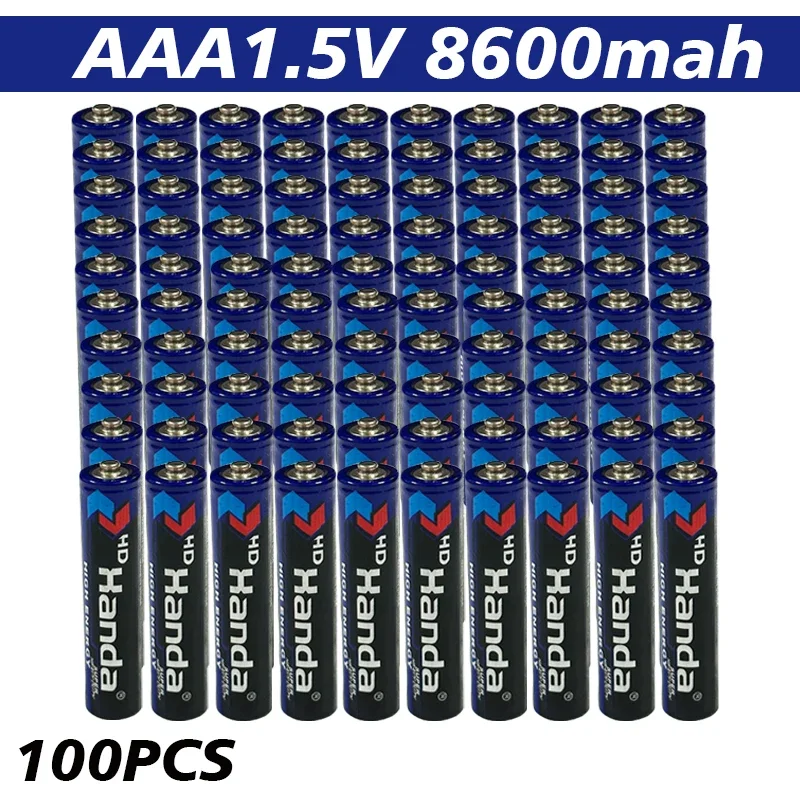 100PCS AAA 1.5V8600MAH Disposable Carbon Zinc Manganese Dry Battery, Used for Small Toy Remote Control Clock LED Light Brand New
100PCS AAA 1.5V8600MAH Disposable Carbon Zinc Manganese Dry Battery, Used for Small Toy Remote Control Clock LED Light Brand New