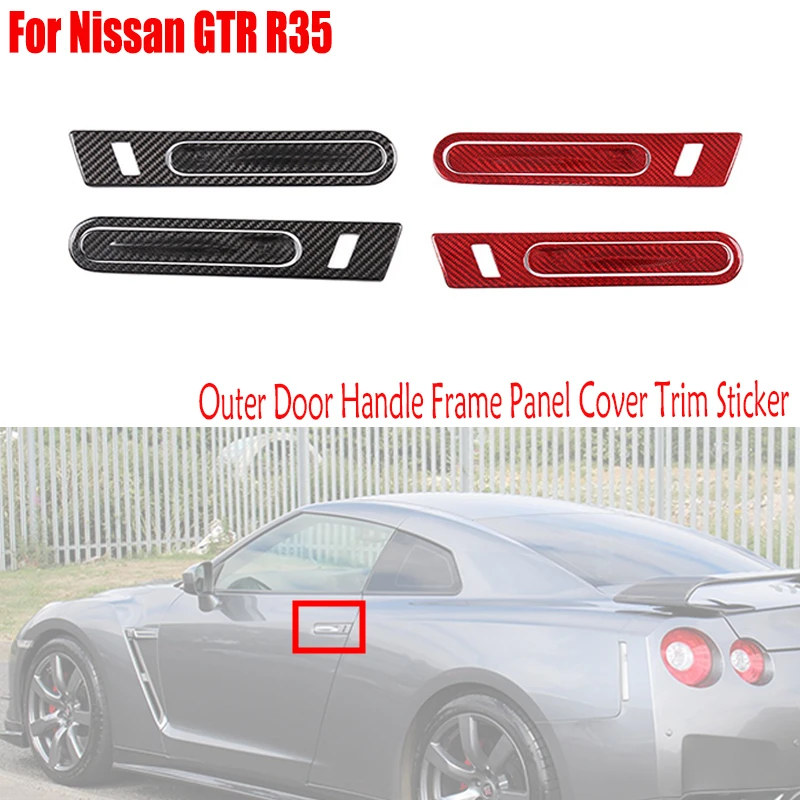 For Nissan GTR R35 2008-2016 2015 2014 2013 Real Carbon Fiber Exterior Parts Outer Door Handle Frame Panel Cover Trim Sticker
For Nissan GTR R35 2008-2016 2015 2014 2013 Real Carbon Fiber Exterior Parts Outer Door Handle Frame Panel Cover Trim Sticker