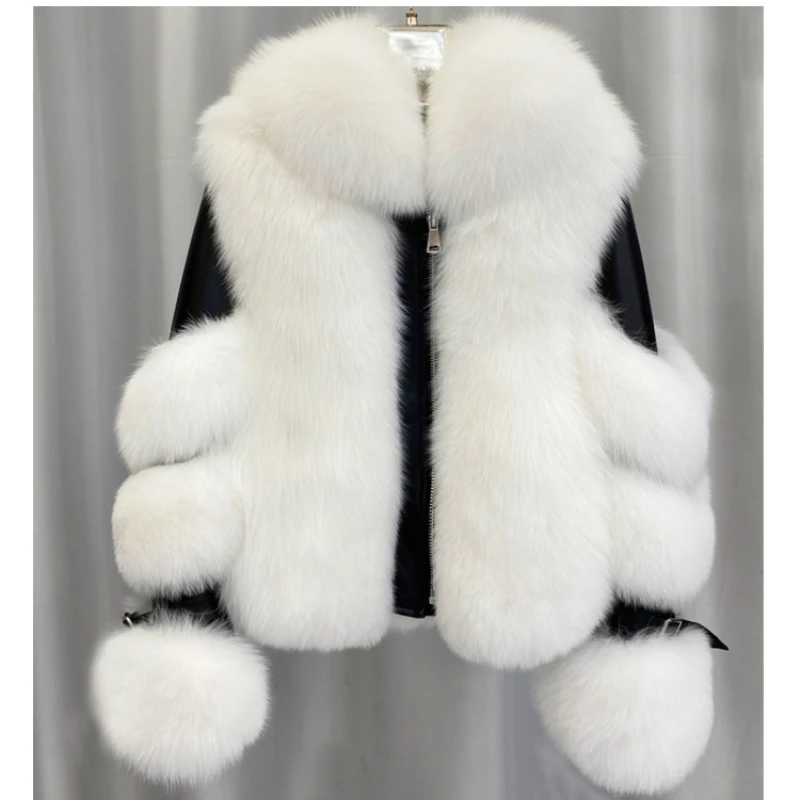 2023 Hot Sales Autumn and Winter New Real Fox Coat Real Fur Coat Female Short Imported Fox Fur Coat Thick Warm Streetwear
2023 Hot Sales Autumn and Winter New Real Fox Coat Real Fur Coat Female Short Imported Fox Fur Coat Thick Warm Streetwear