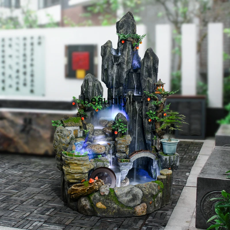 Artificial Mountain and Fountain Lucky Decoration Humidifier Floor Fish Pond Balcony Gift
Artificial Mountain and Fountain Lucky Decoration Humidifier Floor Fish Pond Balcony Gift