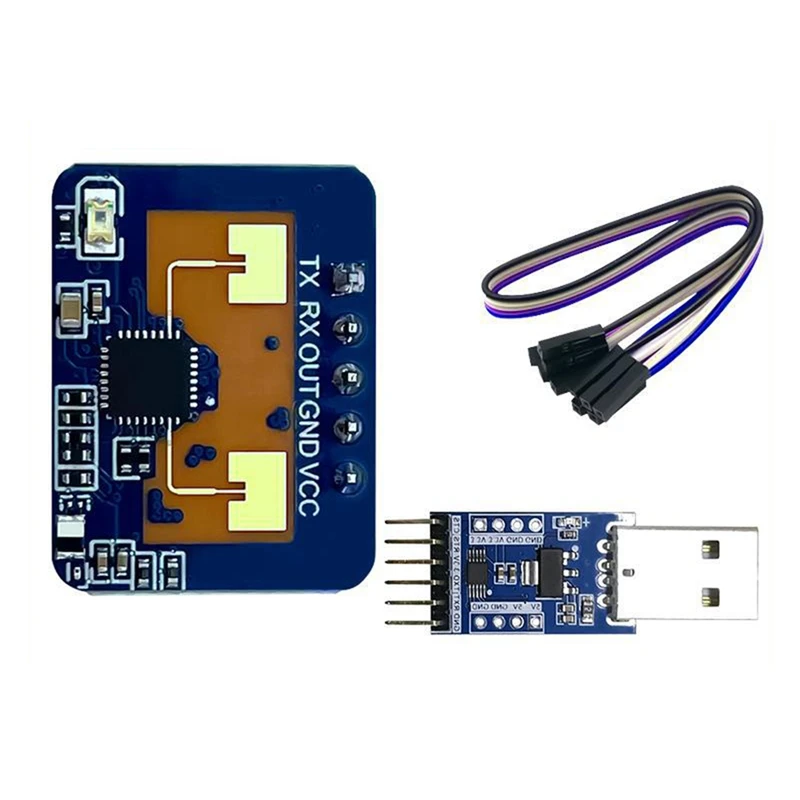 24G Mmwave LD2410C Kit Human Presence Motion Detection Module LD2410C Radar Module
24G Mmwave LD2410C Kit Human Presence Motion Detection Module LD2410C Radar Module