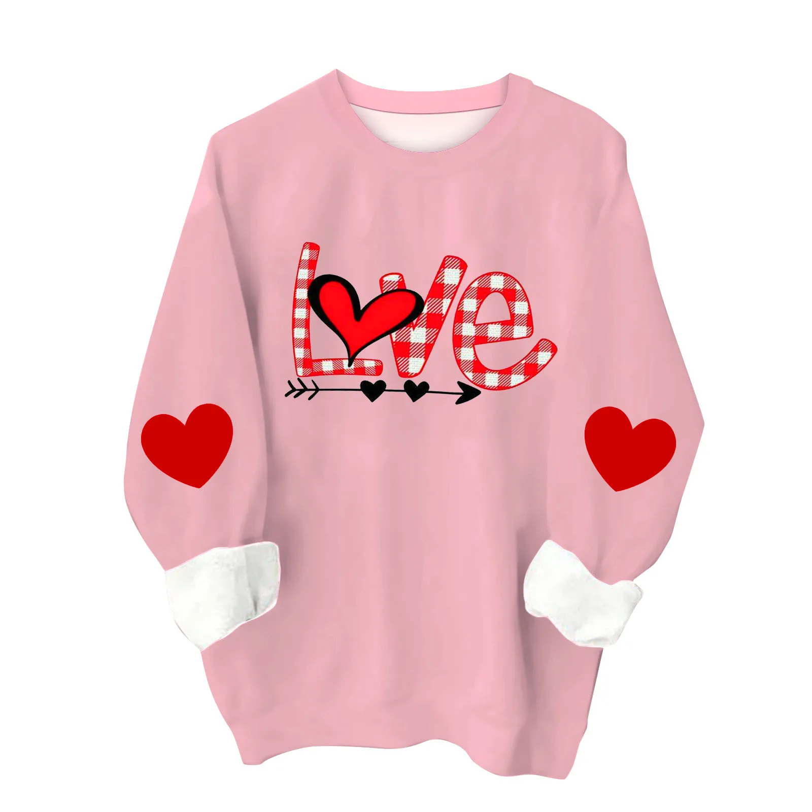 Women'S Casual Fashion Valentine'S Day Printed Long Sleeved Pullover Casual Sports Shirt Long Sleeve Knitted Women Sweaters
Women'S Casual Fashion Valentine'S Day Printed Long Sleeved Pullover Casual Sports Shirt Long Sleeve Knitted Women Sweaters