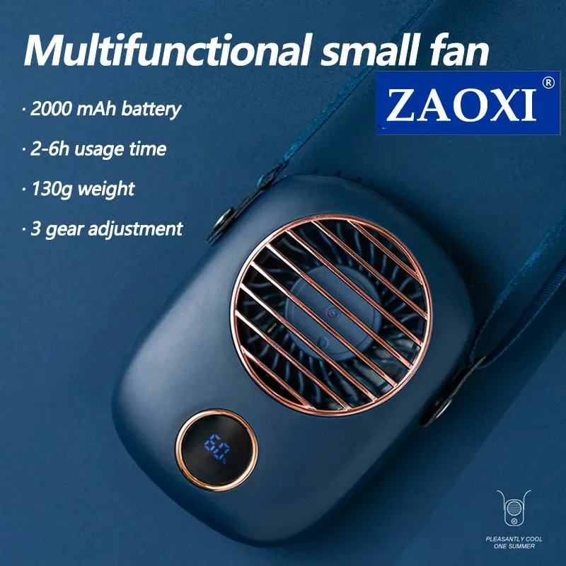 ZAOXI Xiaomi Hanging Neck Fan Mini Cooler USB 2000mAh Rechargeable Ventilador For Outdoor Handheld Portable Silent Cooling
ZAOXI Xiaomi Hanging Neck Fan Mini Cooler USB 2000mAh Rechargeable Ventilador For Outdoor Handheld Portable Silent Cooling