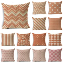 2022 Pink Orange Abstract Geometry Cushion Cover Cute Stripe Linen Pillowcase Case on The Pillows Autumn Decor Bohemian Covers
2022 Pink Orange Abstract Geometry Cushion Cover Cute Stripe Linen Pillowcase Case on The Pillows Autumn Decor Bohemian Covers