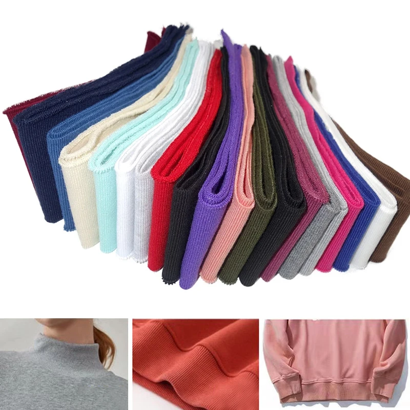 80cm High Elastic Knitted Rib Hem Cuffs Yarn-Dyed Knitting Threaded Fabric Anti-Pilling Neckline For Clothes
80cm High Elastic Knitted Rib Hem Cuffs Yarn-Dyed Knitting Threaded Fabric Anti-Pilling Neckline For Clothes