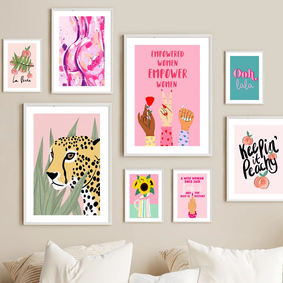 Peachy Abstract Jungle Cheetah Pastel Floral Vase Wall Art Print Canvas Painting Nordic Poster Pictures For Living Room Decor
Peachy Abstract Jungle Cheetah Pastel Floral Vase Wall Art Print Canvas Painting Nordic Poster Pictures For Living Room Decor