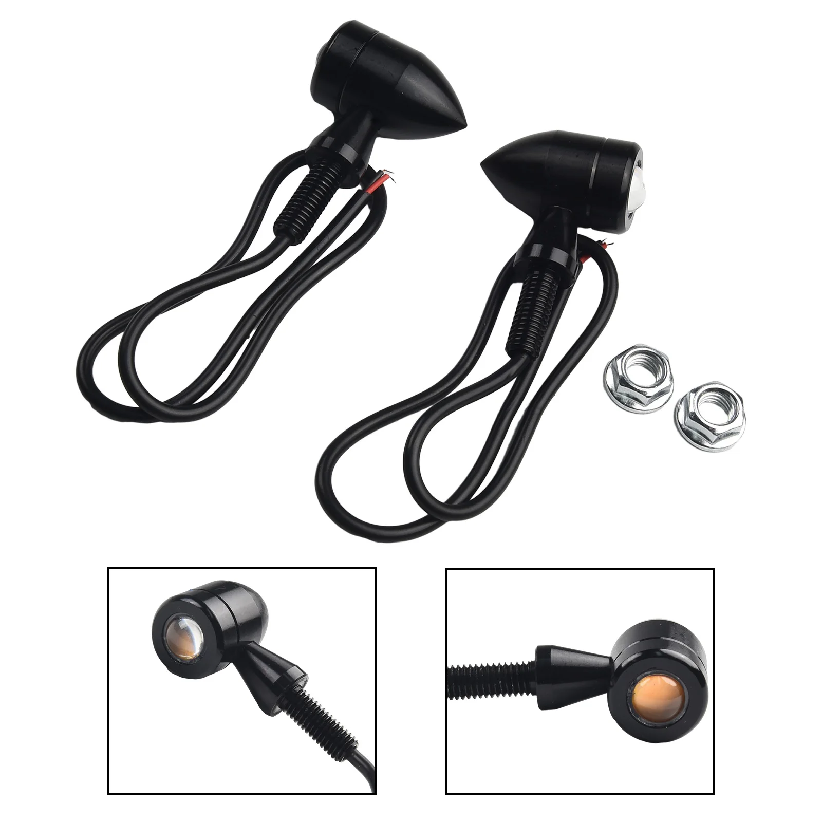 2pc Led Turn Signal Light Mini Moto Amber Flashing Light Indicator Car External Turn Signal Lamp 3000k Yellow Light
2pc Led Turn Signal Light Mini Moto Amber Flashing Light Indicator Car External Turn Signal Lamp 3000k Yellow Light
