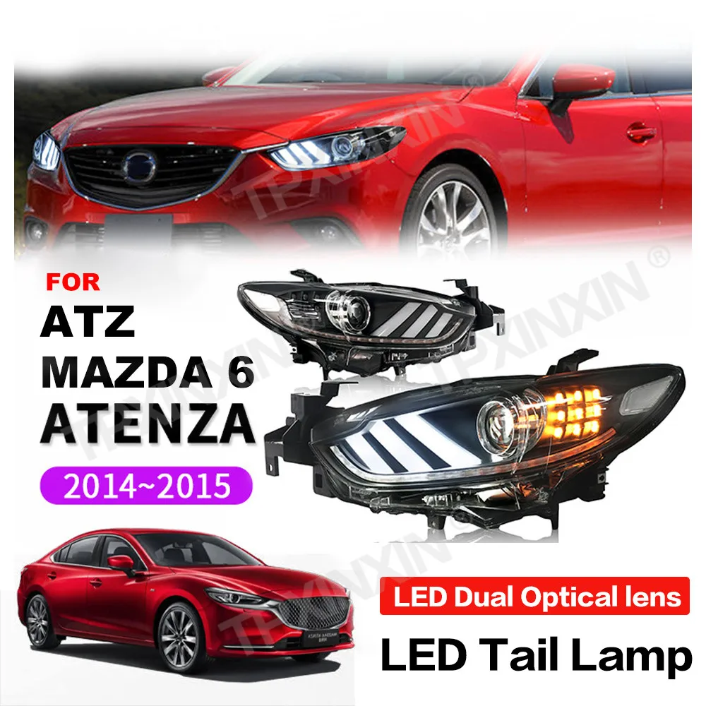 For Mazda Atenza 2014-2015 Modification Of Headlamp Led Dual Lens Assembly Plug And Play Signal Lamp Auto Accessories DRL
For Mazda Atenza 2014-2015 Modification Of Headlamp Led Dual Lens Assembly Plug And Play Signal Lamp Auto Accessories DRL