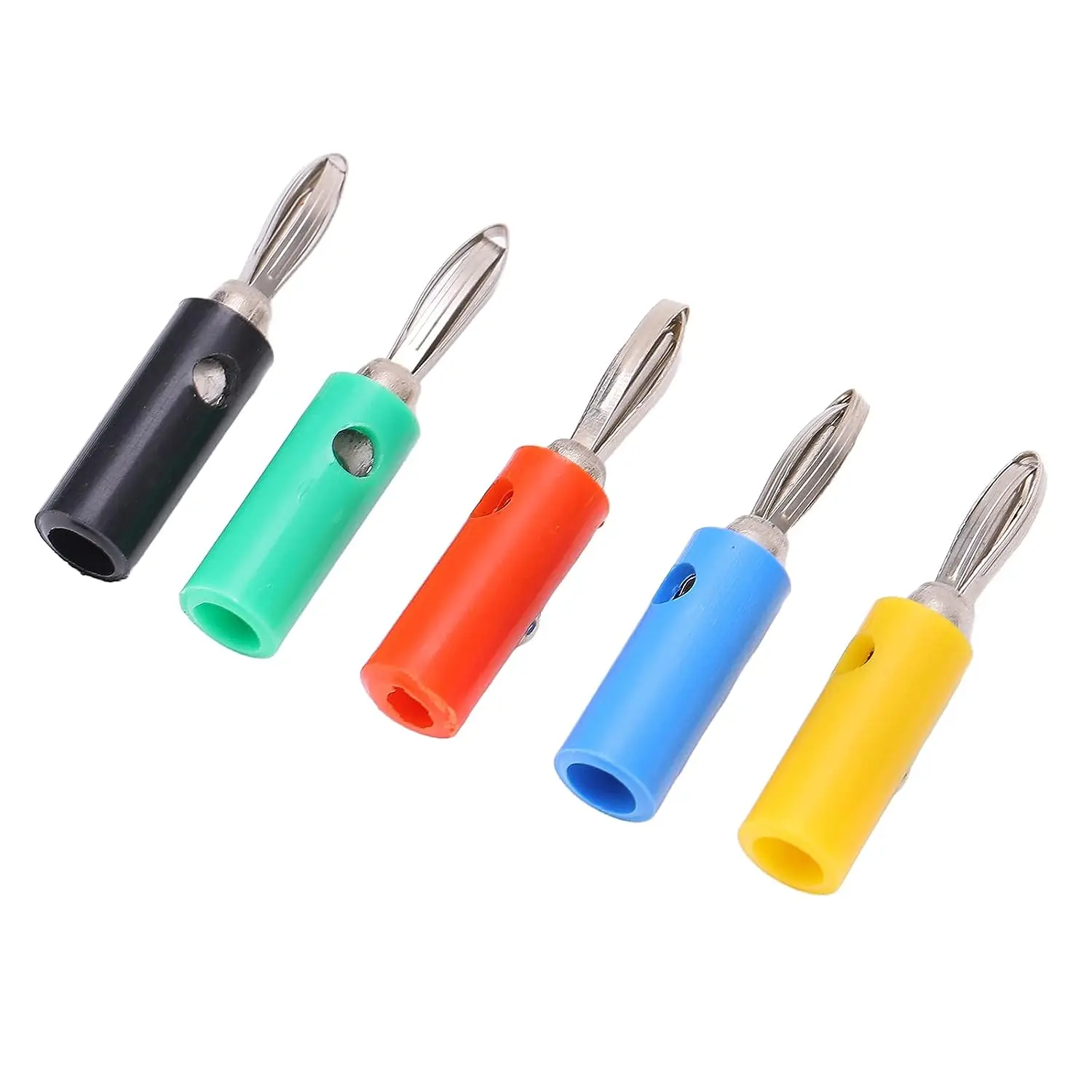10 Sets 4mm Banana Connector Banana Plug Professional Nickel Plated Brass Banana Plug for Electronic Instrument
10 Sets 4mm Banana Connector Banana Plug Professional Nickel Plated Brass Banana Plug for Electronic Instrument